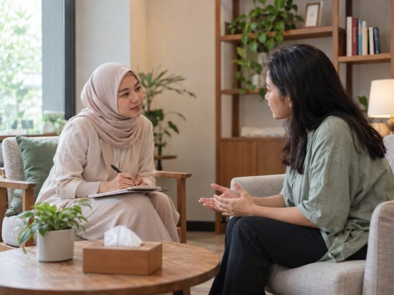 Sesi konsultasi parenting bersama orang tua